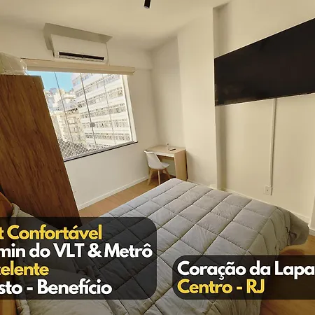Apartamento Incrivel Flat, Novinho C/ Ar Completo Lapa Rj Río de Janeiro Exterior foto