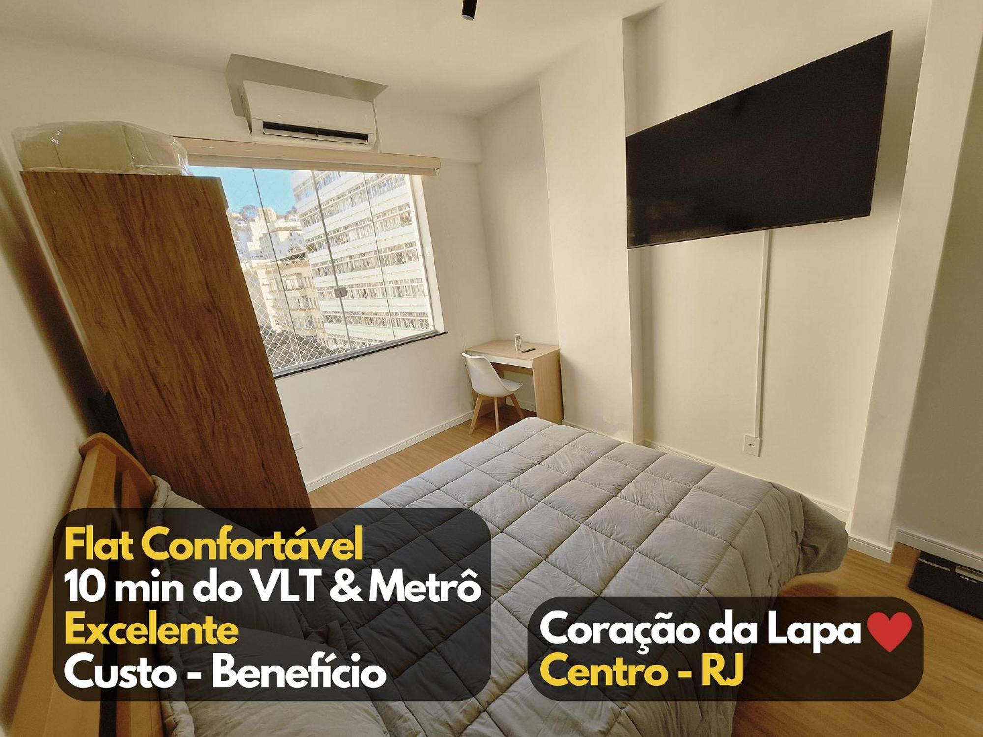 Incrivel Flat, Novinho C/ Ar Completo Lapa Rj * Río de Janeiro